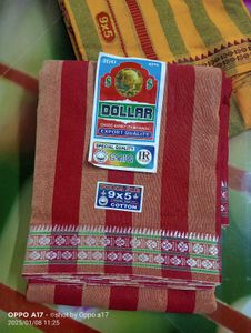 Handloom Fabric Cotton Dhoti Jode ,Any One