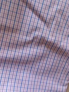 Oxford Blue Checkered Fabric