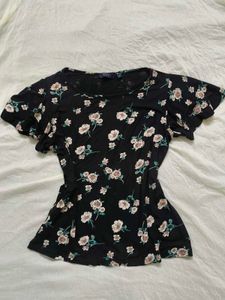 Westside Floral Print Top
