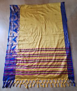 Olive Green Color Saree
