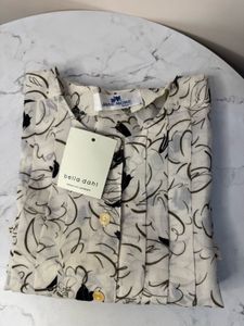 Patterned Button-Up Shirt