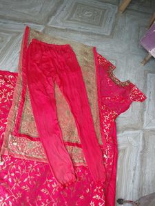 Red Elegant Ethnic Gown