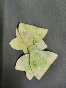 Floral Print Hairbow Clip