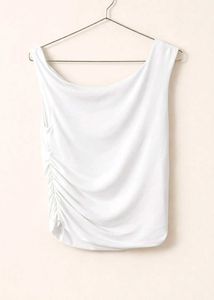 ALAYA F x URB_N Women Solid One-shoulder Crop Top