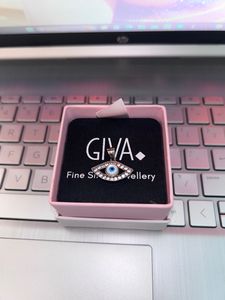 Silver evil eye pendant