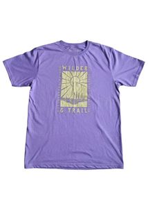 Lavender Graphic Oversized Tee