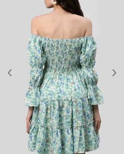 Unused White Floral Dress