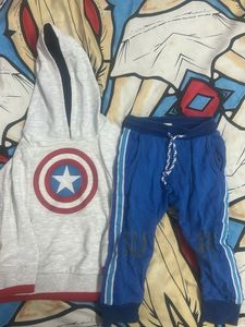 Captain America Hoodie &amp; Pants Set