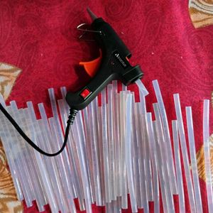 Glue Gun With 50 Pieces💗