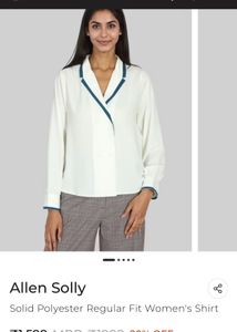 Allen solly white shirt
