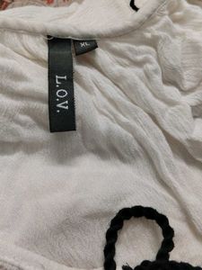 White Long Sleeve Top