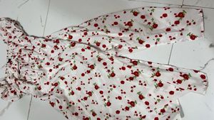 floral slit dress