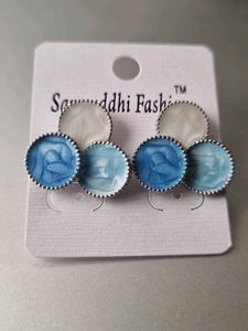 Enamel Flower Earrings