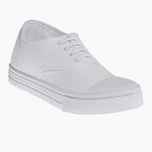 Classic White Canvas Sneakers