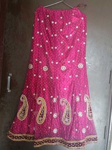Lehenga Choli With Out Dupatta Fabric Net