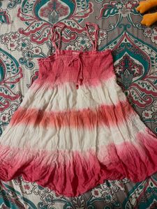 White-Pink Cute Top