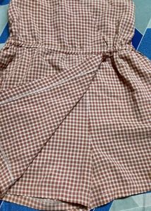 Gingham Romper