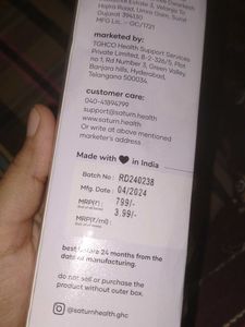Saturn Onion Hair Oil