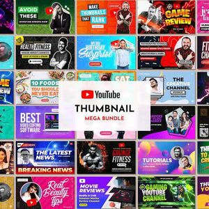 Thumbnail Mega Pack Professionally designed thumbn
