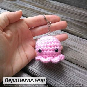 Cute Handmade Crocheted Keychain