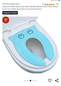 Portable Baby Toilet Seat Foldable Western cover