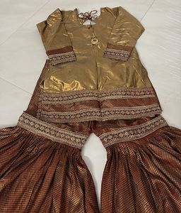 beautiful maroon garara perfect for wedding