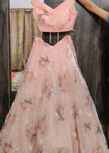 Organza Lehenga