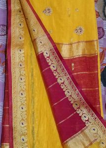 Elegant Yellow Saree
