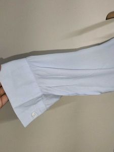 Light Blue Button-Down Top
