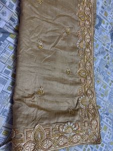 Beautiful Golden Saree