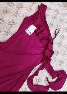 💗 Fuchsia Ruffle Dress 💗