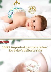 Huggies Natural Soft Diapers - 50 pants
