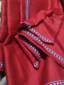 Elegant Red Ethnic Stole