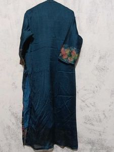 Blue regular kurta