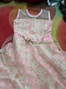 Cute Pink Floral Dress