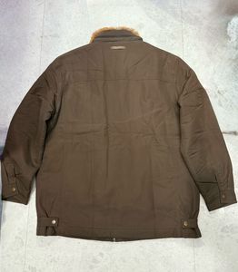 Fur Collar Brown Jacket