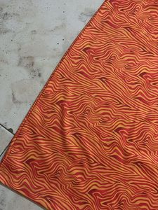 Orange Patterned Dress