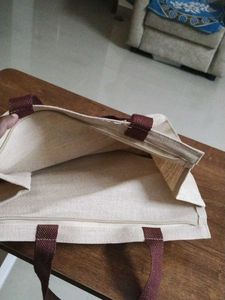 Tanishq Jute Bag With Zip New