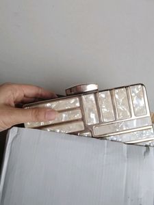 Amazing Condition. White Party Wear Clutch
