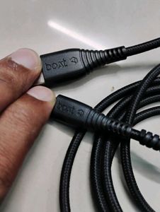 Boat Braided TypeC Cable With 18w Ambrane Charger