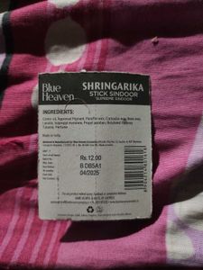 Blue Heaven Shringarika Sindoor - Red Pack Of 10