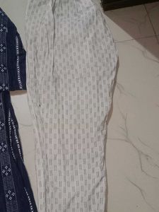 Stylish Navy Blue Kurta Set