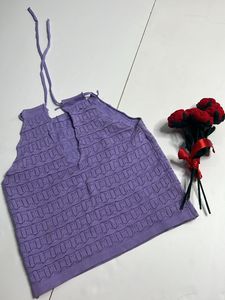 Lavender Halter Neck Top