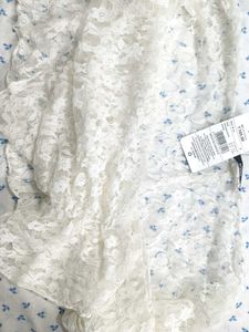 White Lace Shein Top