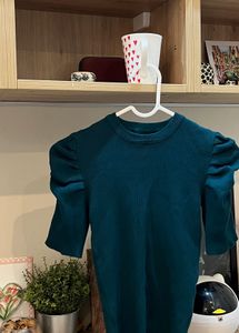 Green Fitted Top