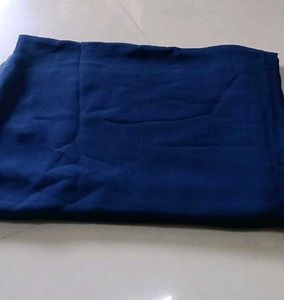 plain Navy Blue saree