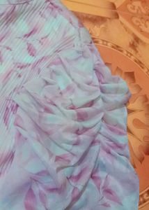 Floral Pleated Top