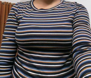Striped Long Sleeve Top