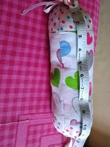 Heart Print Decorative Bolsters - Set of 2