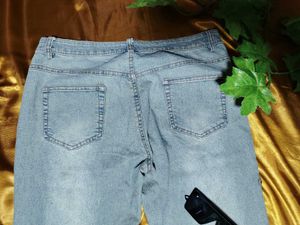 Embroidered Denim Jeans